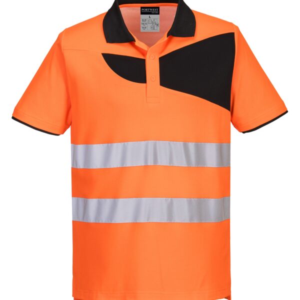 PW2 Hi-Vis Polo Shirt S/S Thumbnail