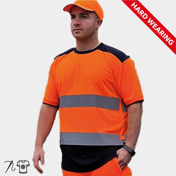 Hi-Vis Two Tone T-Shirt Thumbnail