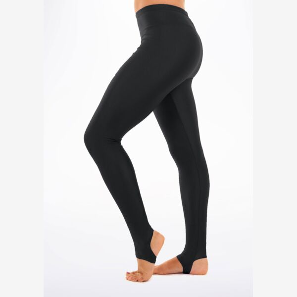 Girls Shiny Stirrup Leggings Thumbnail